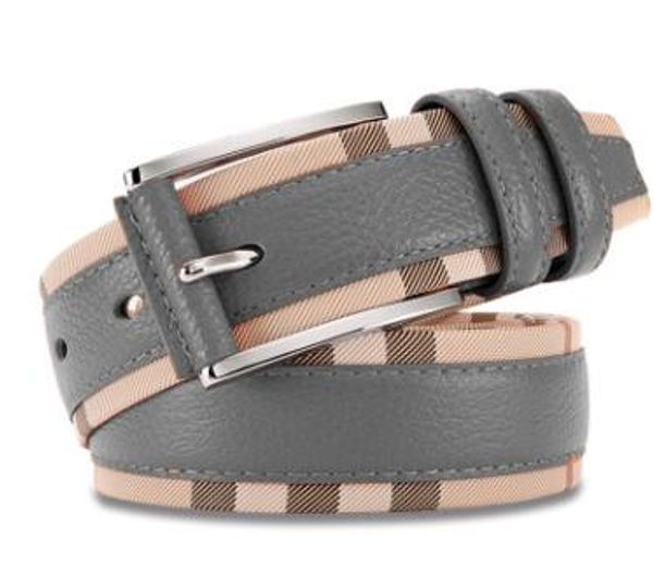 

2033 layer cowhide surface smooth buckle belt color layer fashion casual belt korean belt leather, Black;brown