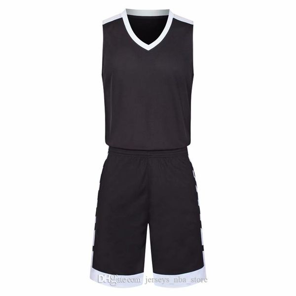 

discount men training basketball sets with shorts uniforms reversible basketball jerseys for that home and away look kits sports a44-5, Black;red