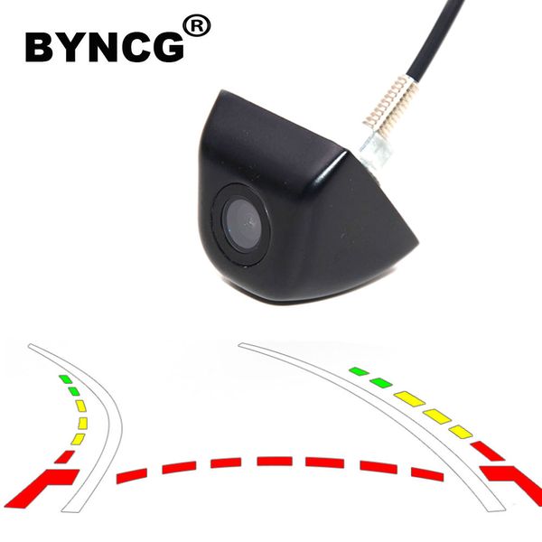 

dynamic trajectory tracks night vision ccd hd color waterproof car rear view parking camera ip67 reverse backup camera