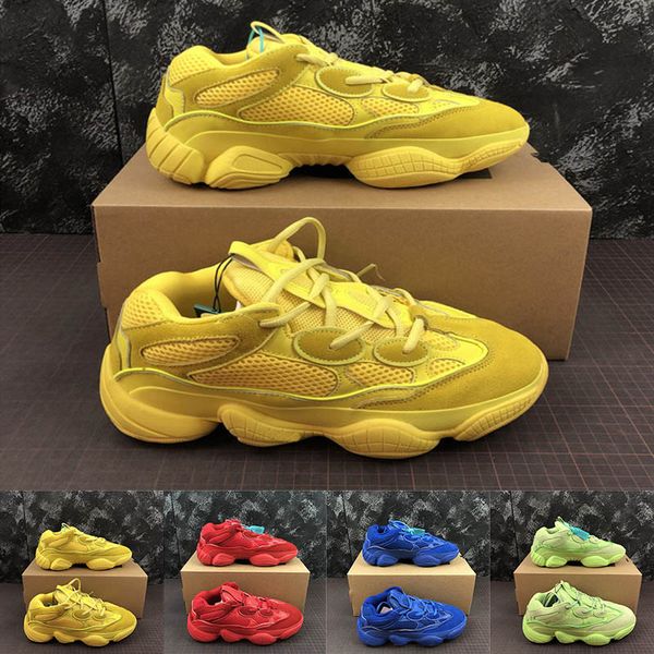 

Fashion Wave Runner 500 Blush Desert Rat Super Moon Yellow Running Shoes Kanye West Designer Mens Women Sneaker Sports Shoes Eur 36-45