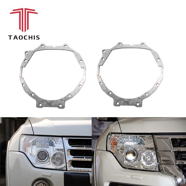 

taochis car styling frame adapter module set diy bracket holder for mitsubishi pajero wagon hella 3r 5 projector lens