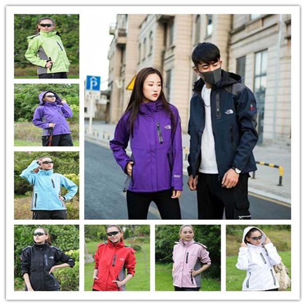 

Women Men N&F Jacket Softshell Windbreaker The North Coat Zipper Jackets Wind Stopper Designer Face Coats Outwear B2281