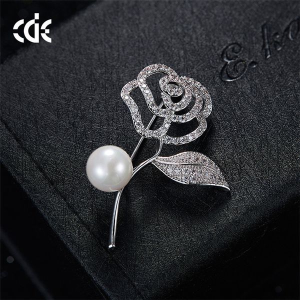 

свадьба из бисера жемчужный подарок женщина леди ювелирные изделия с бриллиантами броши для невесты актерского начала выпускной cde-1439, Gray