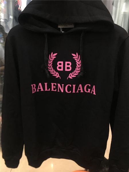 

мужская дизайнер толстовка с капюшоном свитер весна осень марка толстовка для мужской бренд толстовка с капюшоном письма печати мода стиль п, Black