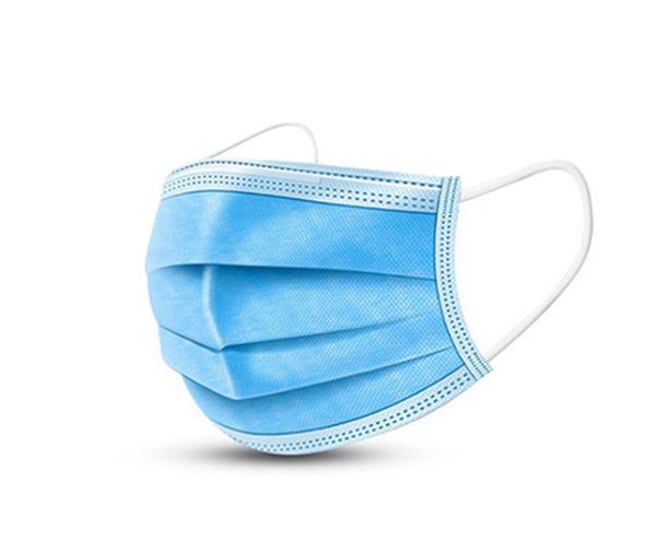 

50/100 disposable masks 3-layer protective melt-blown cloth non-woven anti-flu elastic soft breathable sanitary safety masks