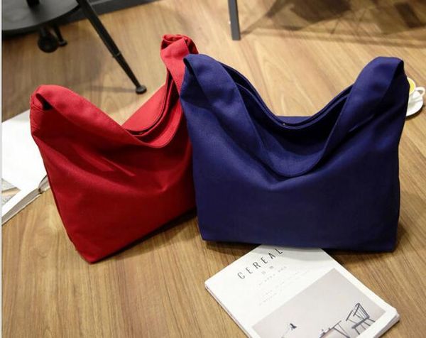 

2020 корейский холщовый мешок мужчины и женщины плечо большая сумка