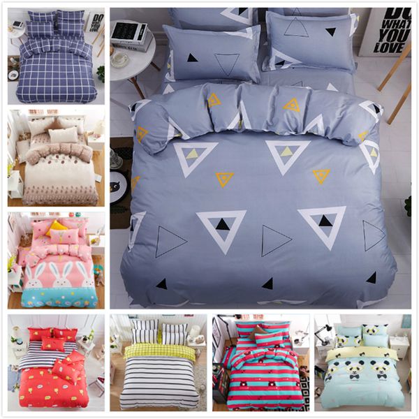 

new creative 3/4 pcs bedding set quilt duvet cover bed linen kids single twin full queen king big size bedspreads bedlinen