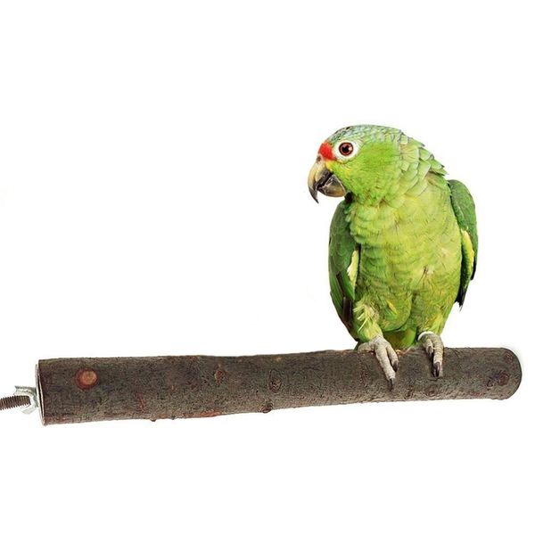 

1pc parrot pet wood hanging stand rack toy parakeet branch perches for bird cage pet supplies cockatiels balancing bird toys