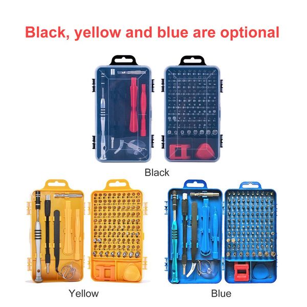 

112pcs multi-purpose screwdriver set tweezer for mobile phone repair disassemble part replacement tools suit