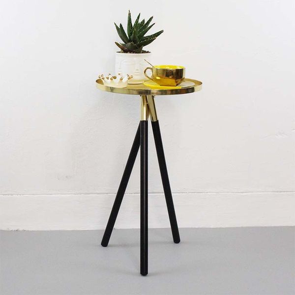 

exported to the united states simple creative golden living room sofa corner bedroom small side table tea table model room soft