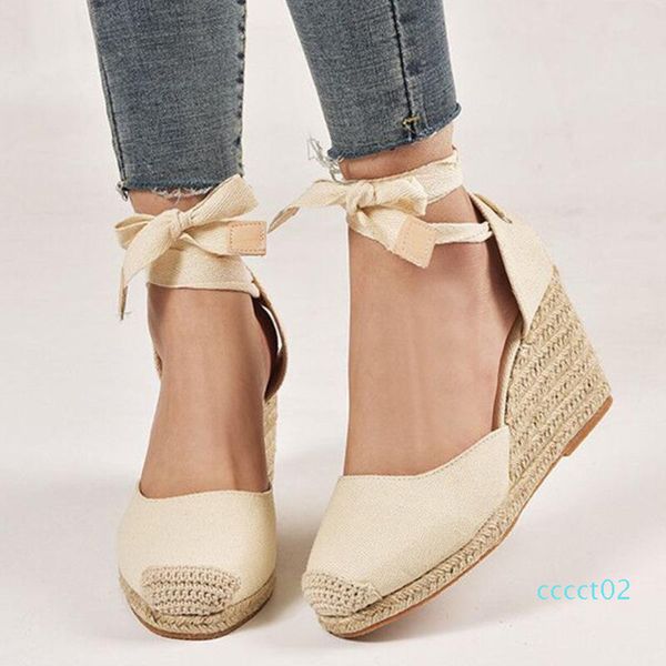 

bonjomarisa brand casual high wedges elegant summer shallow sandals women cool patchwork shoes woman ct2, Black