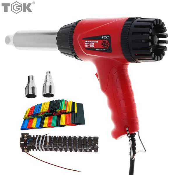 

tgk 220v 700w temperature adjustable heat gun air gun hand hold hp700b with control button for softening soldering/ welding