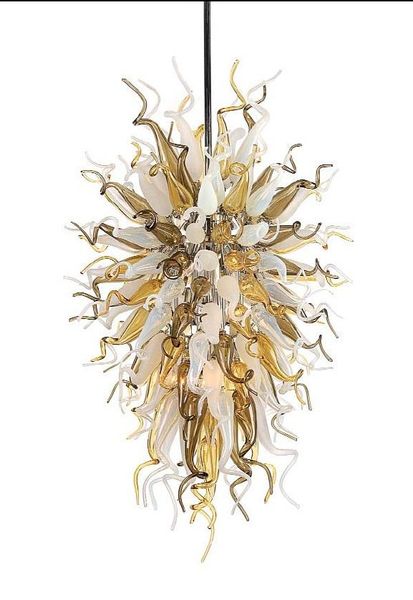 

100% mouth blown ce ul borosilicate murano glass dale chihuly art murano glass chandelier fiber optic ceiling light