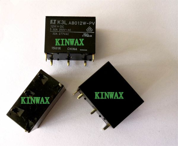 

бесплатная доставка(5pieces/много)100%оригинал новый k3lab012w-пв м fтр-k3lab012w-пв 5pins 32а реле мощности 12в