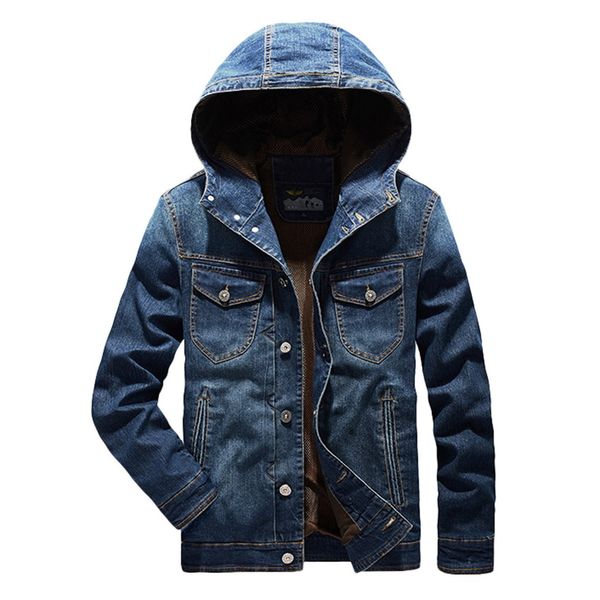 

men jacket 2019 autumn winter casual solid turn-down collar denim hooded jacket coat moletom feminino inverno camo 2019, Black;brown