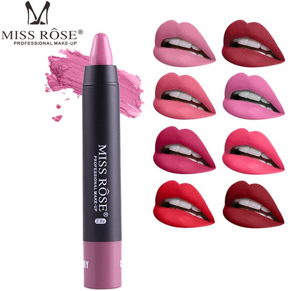 

miss rose matte lipstick pencil lips make up kiss proof batom pen makeup waterproof matt lip stick cosmetics lip balm pens
