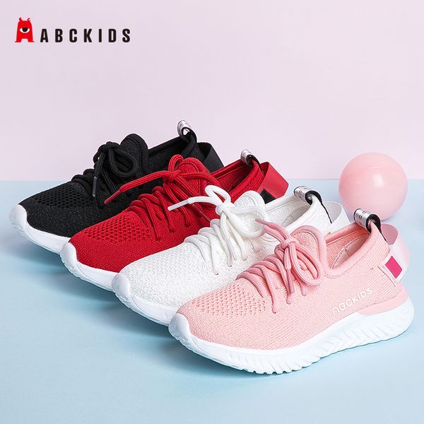 

abckids new baby boys girls sneakers fashion children shoes breathable mesh canvas shoes baby running for autumn spring, Black