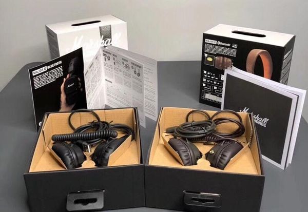 

marshall ii wireless bluetooth headset hifi rock heavy bass wireless control super cool headset bluetooth headset 04