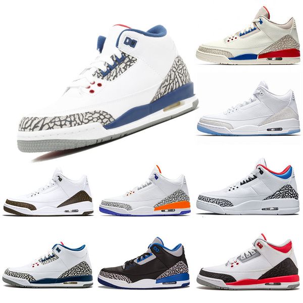

mens trainers designer basketball shoes 3s knicks rivals mocha katrina tinker jth nrg black cement korea pure white sport sneaker 40-47