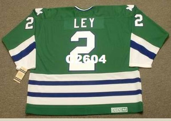 

men #2 rick ley hartford whalers 1979 ccm vintage retro hockey jersey or custom any name or number retro jersey, Black;red