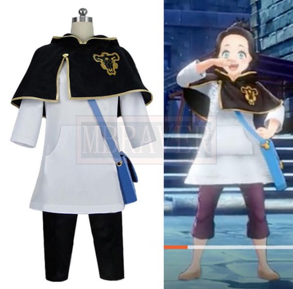 

black clover charmy cosplay costume custom made any size, Black;red