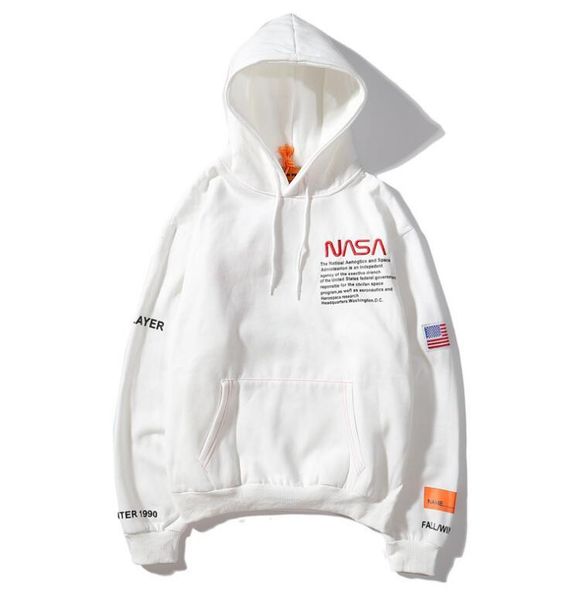 

мужчины дизайнер балахон женщины embroidere наса свитер костюмы джемперы куртка женщин толстовки фуфаек горячего сбывания высокого качества, Black