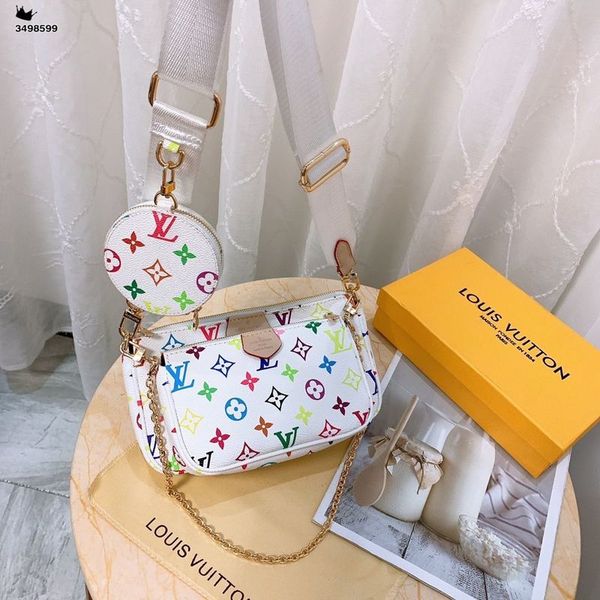 

brand new women's bag european and american fashion designers shoulder bag leather fashion lady crossbody bag 3-piece set 532