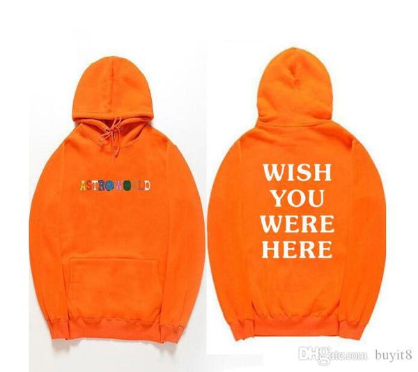 

travis scott astroworld hoodies sweatshirt fashion letter print mens hoodie sweatshirt man woman long sleeve hooded pullover streetwear, Black