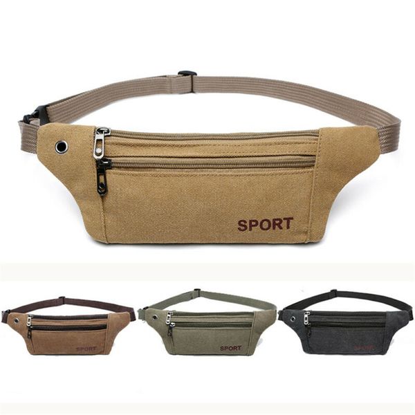 

fanny pack men women waist belt bag purse hip pouch travel sport bum 0000