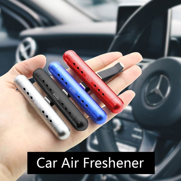 

car perfume clip air freshener alloy automotive air conditioning outlet vents solid fragrance aroma diffuser accessories