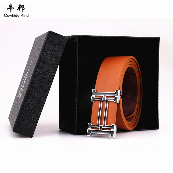 

quality designer belts 110cm luxury belts for men big buckle belt fashion mens leather belts, Black;brown