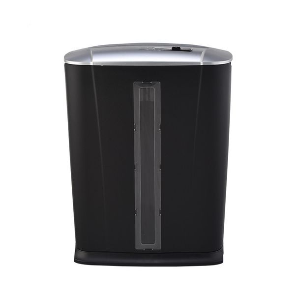 

12 sheet crosscut paper and credit card shredder with 5.2 gal wastebasket