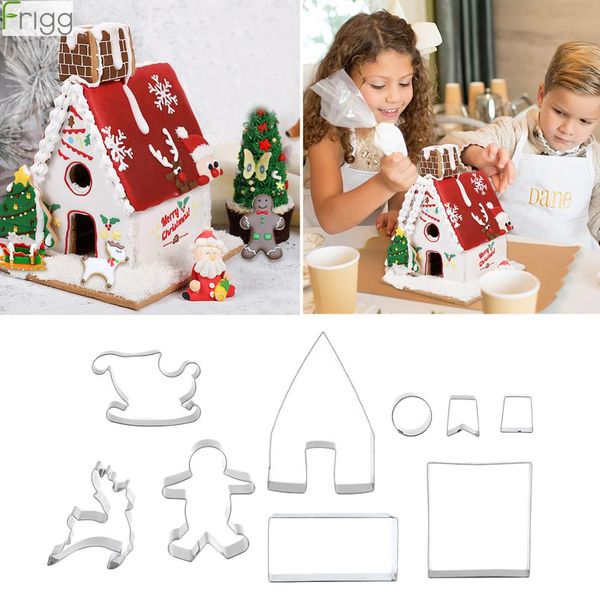 

diy stainless steel christmas cookie mould merry christmas decoations for home happy new year decor 2020 navidad 2019 xmas gifts