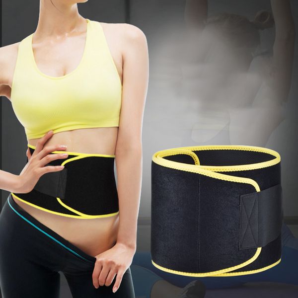 

weight loss belt neoprene sweat movement safety support body shaping slim training corset yoga fitness belt abdominal trainer