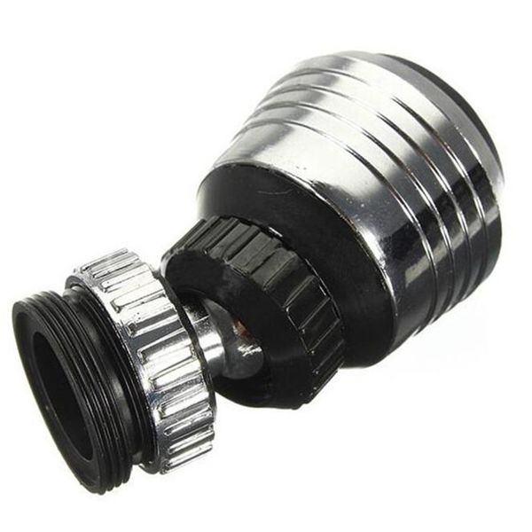 

Silver Black Fashion 360 Rotary Aeration Water-saving Faucet Extender kitchen tools accessories gadgets Enhanced water pressure