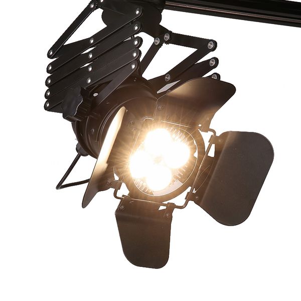 

industrial led track lighting showrooms clothing store bar restaurant spotlights american vintage four leaf spot lamps