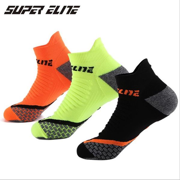 

outdoor running and biking sports socks random hair men's functional socks, Black