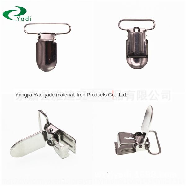 

it9bb metal iron duckbill clip environmental protection metal iron duckbill buckle strap belt belt clip strap buckle environmental protectio, Slivery;black