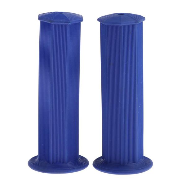 

7/8"22mm rubber handle bar hand grip motorcycle skid resistance cafe racer