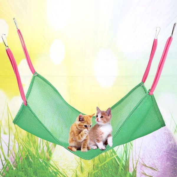 

pet hanging mesh cloth shelf seat mat summer cat bed soft cat hammock breathable kitten rest nest house cushion supplies