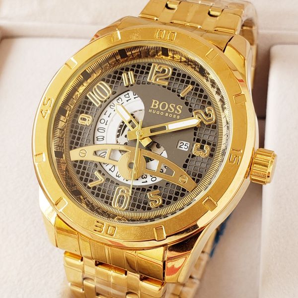 

2019 мужская мода время часы календарь циферблатом случайные мужские часы военный спорт кварцевые часы известные мужские часы известных маро, Slivery;brown