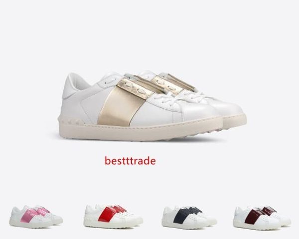 

comfort casual shoes women men brand rivets flats shoes weaving leather patchwork trendy casual shoes studded sports skateboarding tennis