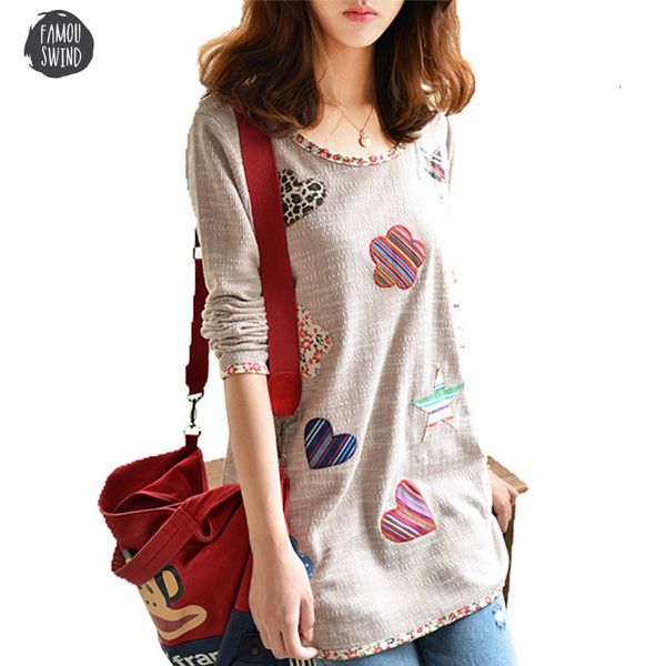 

geometric loose blouse long sleeve plus size shirt women femininas cotton womens clothes ropa mujer camisas 4xl, White