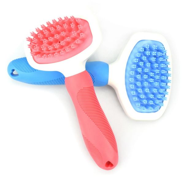 

pet grooming brush effectively reduces shedding by up to 95% professional deshedding tool for dogs & cats
