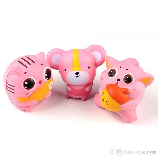 

squishy 12cm new squishy cat anti stress toy soft squeeze toy kids squishy slow rising kawaii jumbo bread cake scented stretchy toy t137