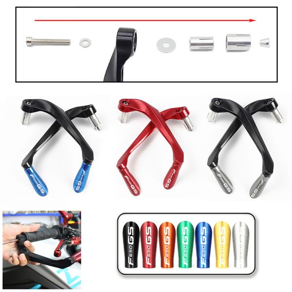 

handlebars for 2009-2019 f650gs motorcycle cnc aluminum alloy hand levers safeguard grips handle protector