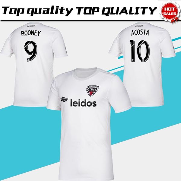 

2019 ml wa hington dc united occer jer ey 9 rooney d c united away white occer hirt 2019 10 aco ta football uniform