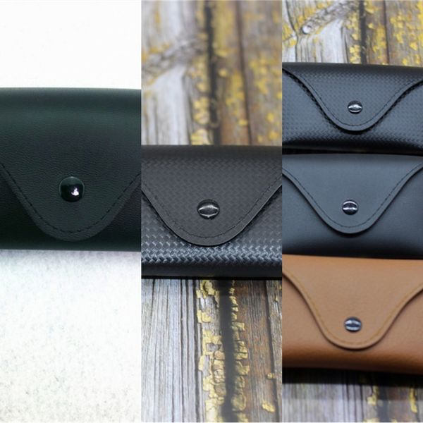 

soft bag sun handmade leather sunglasses case leather button sun glasses case