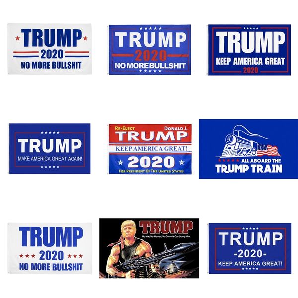 

90*150cm garden trump flag banner polyester 2020 trump flag donald trump presidential election flag campaign banner #711