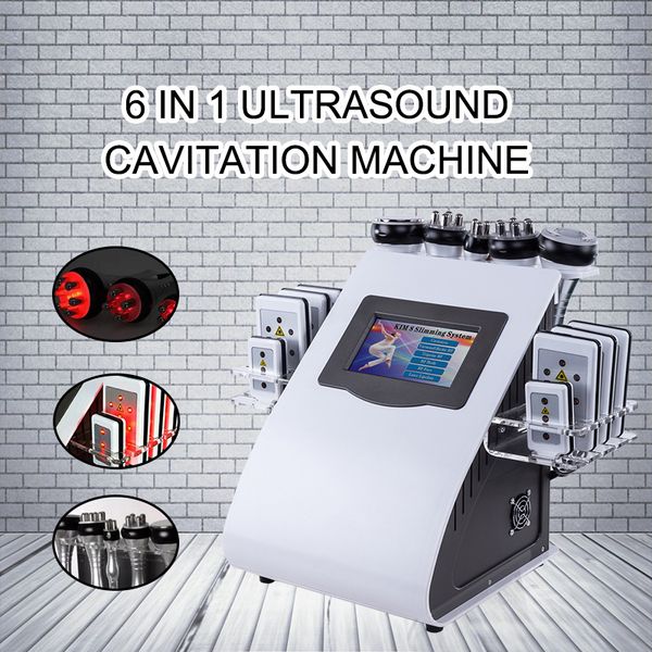 

dhl 40k ultrasonic liposuction cavitation 8 pads lllt lipo laser slimming machine vacuum rf skin care salon spa use equipment